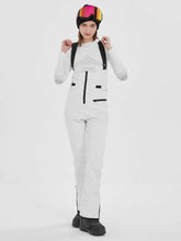 Pantalones con peto para nieve impermeables, cálidos y ajustados para mujer Overski